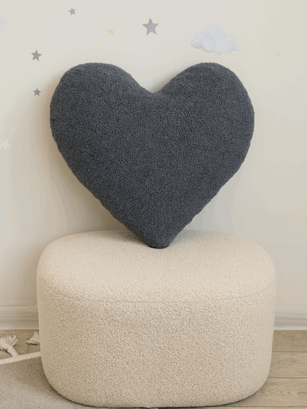 Подушка Сердце букле teddy
