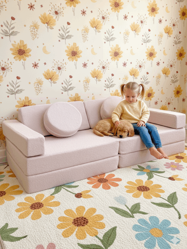 Детский бескаркасный диван — трансформер игровой Bezh