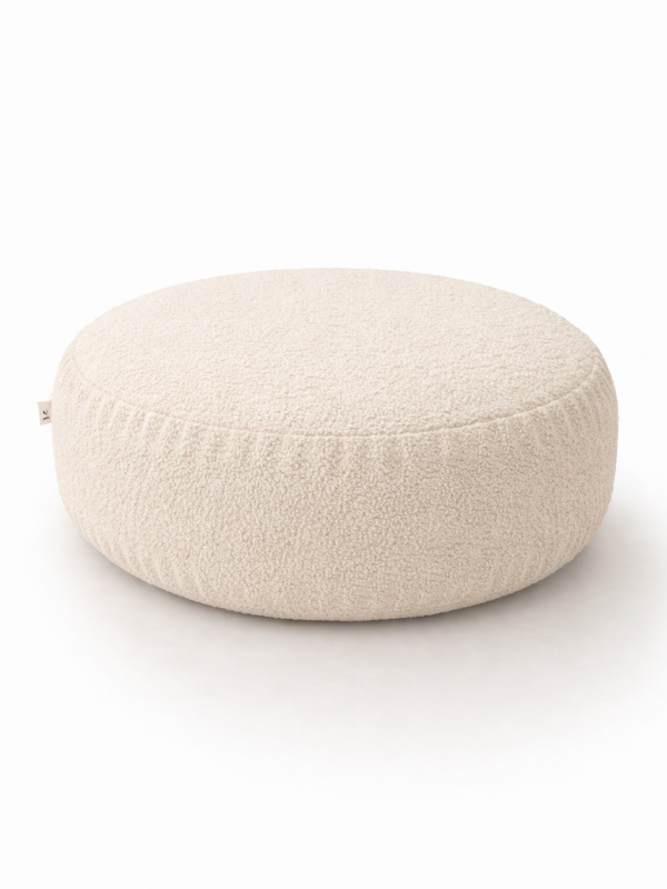 Пуф детский мягкий бескаркасный бежевый букле