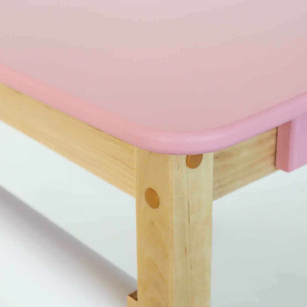 Детский стол и стульчик Forest Pink с ящичком