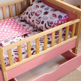 Детская раздвижная кровать от года Forest pink lite
