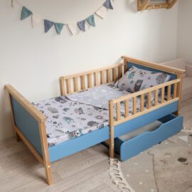 Детская раздвижная кровать от года Forest Blue Lite