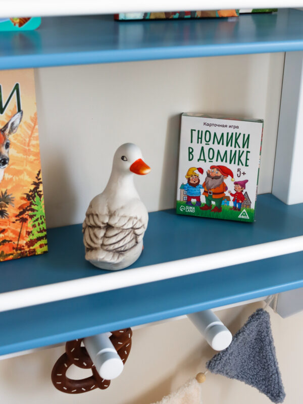 Настенная полка в детскую комнату монтессори для книг Teddy