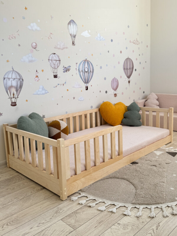 Детская напольная кровать монтессори