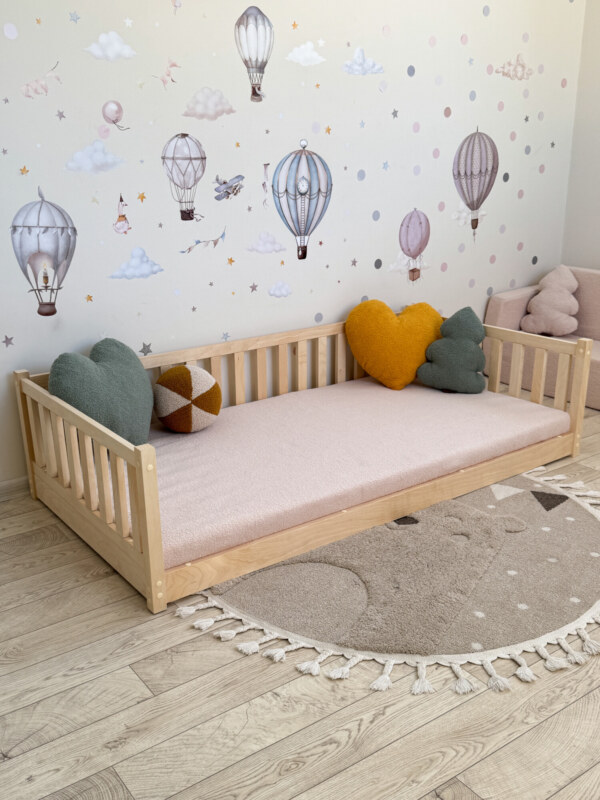 Детская напольная кровать монтессори