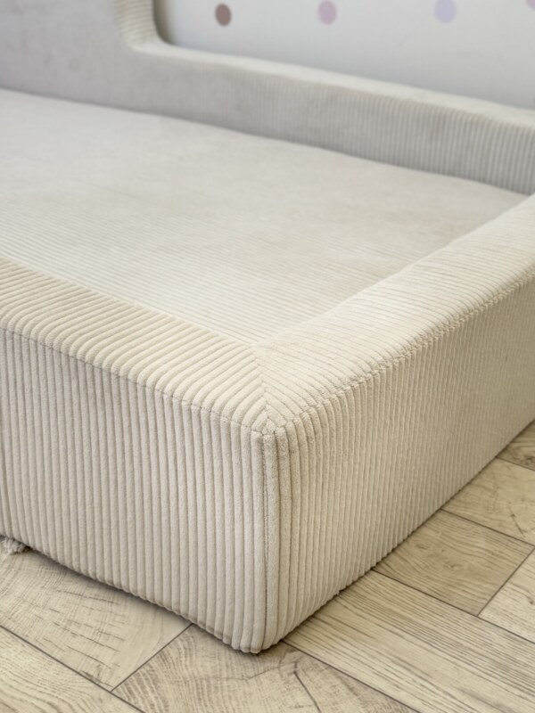 Детская бескаркасная кровать Bezh вельвет