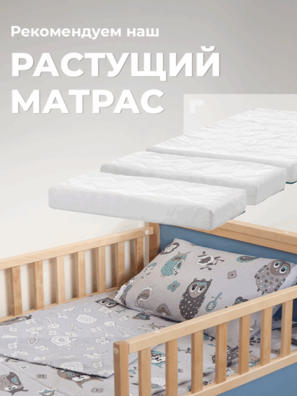 Детская раздвижная кровать от года Forest Blue Lite