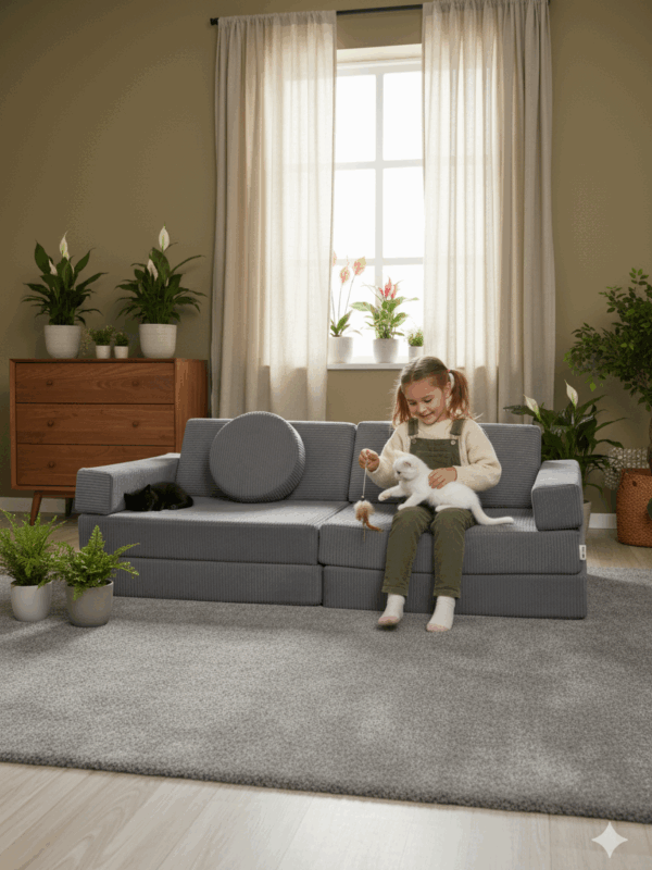 Диван детский игровой бескаркасный трансформер мягкий 160х80