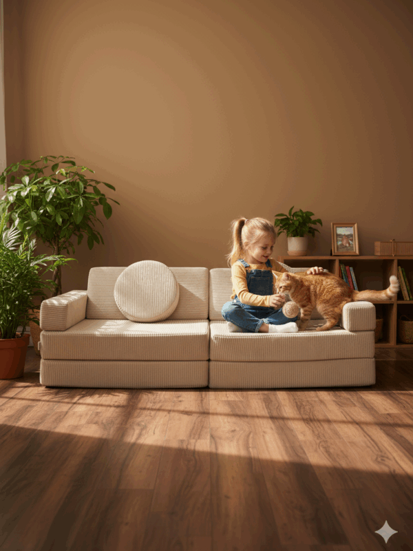 Диван детский игровой бескаркасный трансформер мягкий 160х80