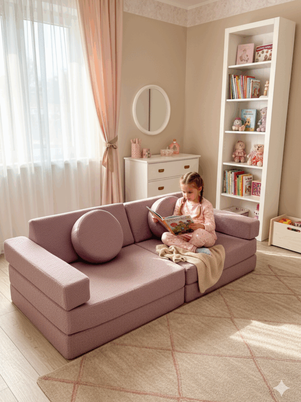 Диван детский бескаркасный игровой Princess