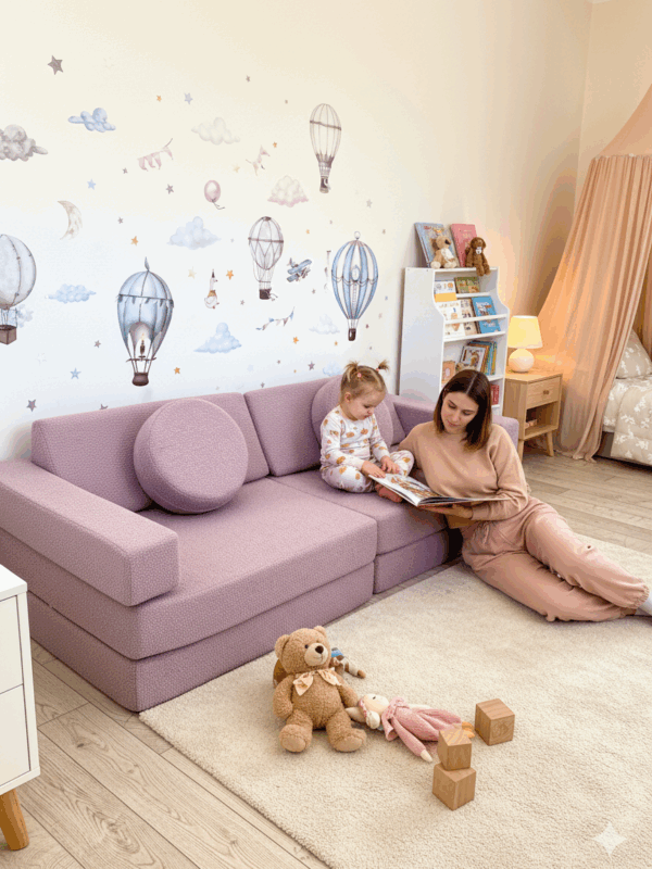 Диван детский бескаркасный игровой Princess