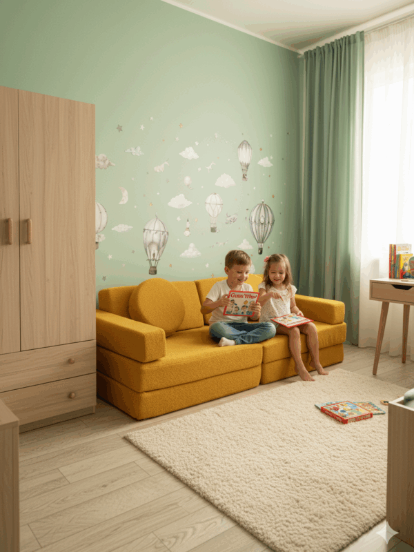 Диван детский бескаркасный игровой Kurkuma